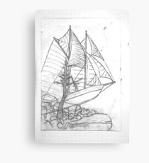 210x230 Ghost Ship Drawing Canvas Prints Redbubble - Ghost Ship Drawing
