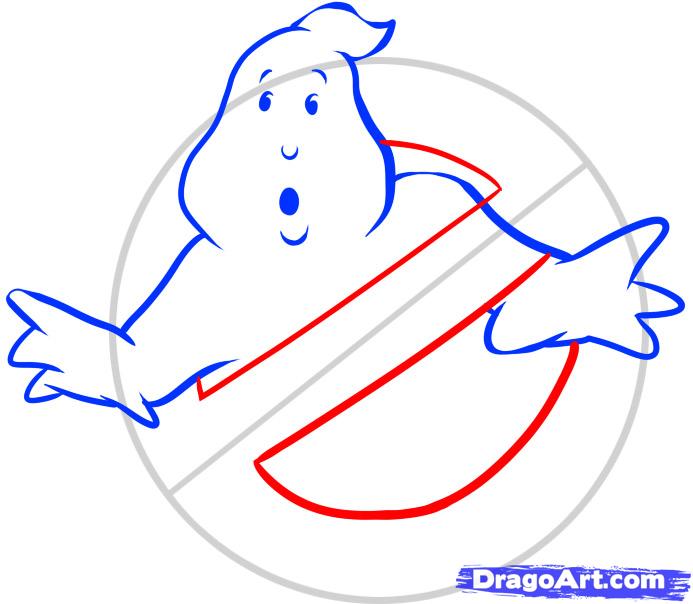 693x604 How To Draw The Ghostbusters, Ghostbusters Ghostbusters, Step - Ghostbusters Drawing