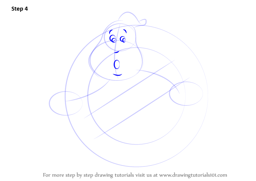 843x596 Step - Ghostbusters Logo Drawing