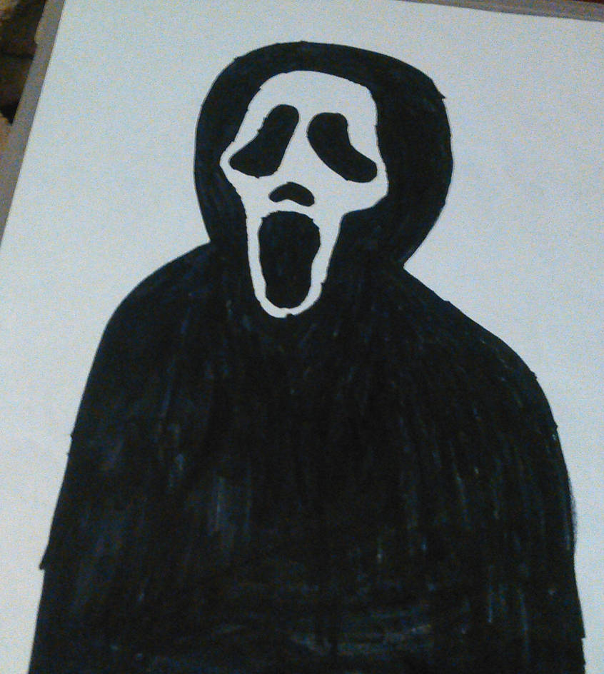 846x944 ghostface drawing - Ghostface Drawing