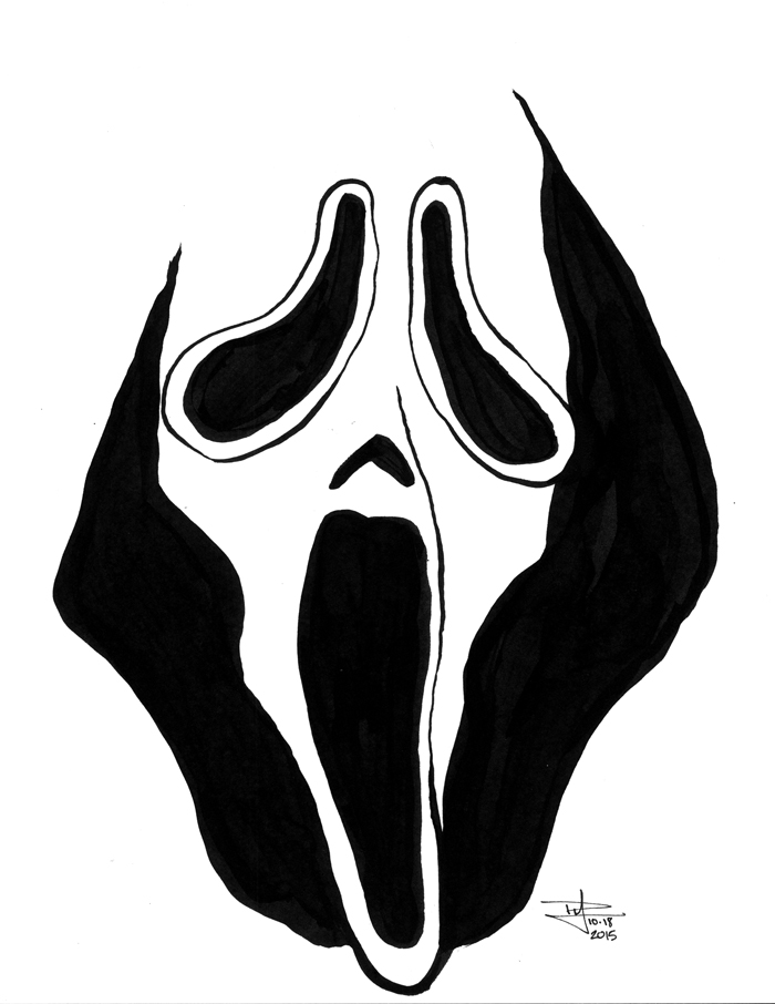 Ghostface Drawing at PaintingValley.com | Explore collection of ...