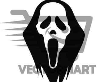 340x270 ghostface drawing etsy - Ghostface Drawing