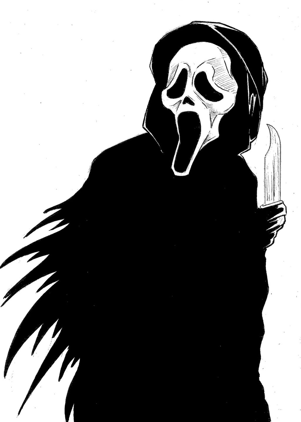 Scream Ghostface Drawing