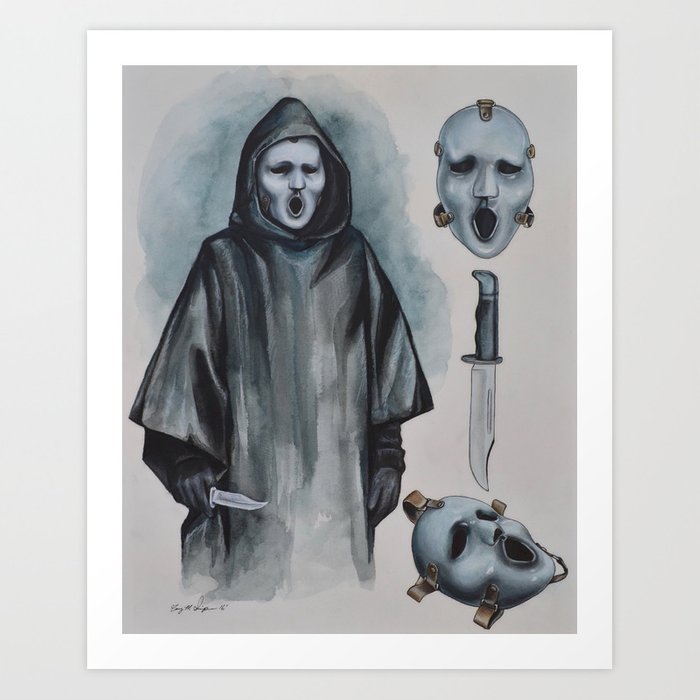 700x700 scream the tv series - Ghostface Drawing