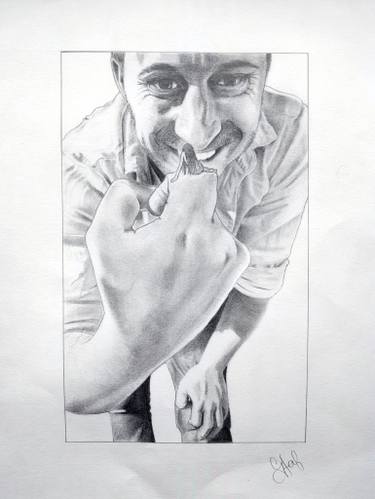 375x499 the giant and the lady drawing - Giant Drawing