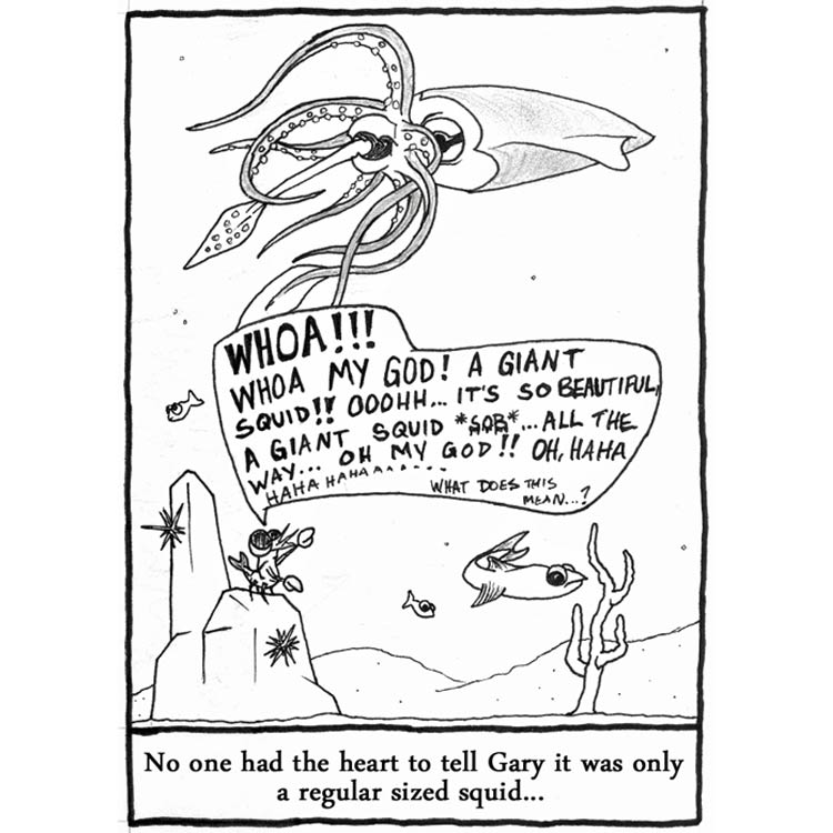 750x750 Mythical Beast Wars The Giant Squid Drawing - Giant Squid Drawing