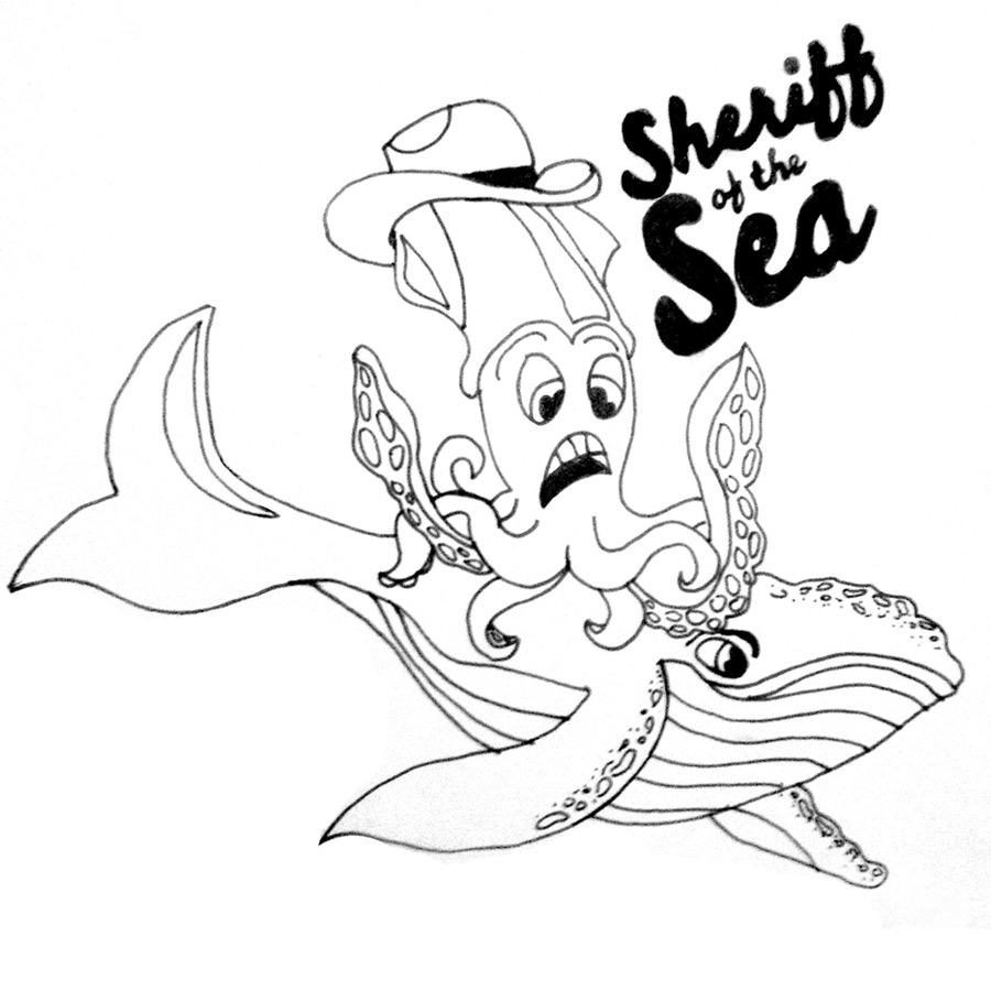 900x900 Mythical Beast Wars The Giant Squid Entry - Giant Squid Drawing