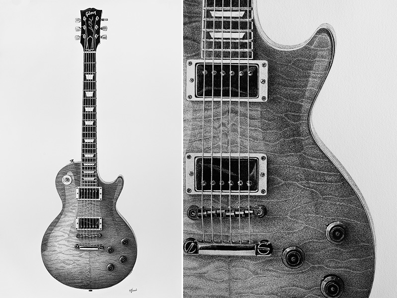 Gibson Les Paul Drawing at Explore collection of