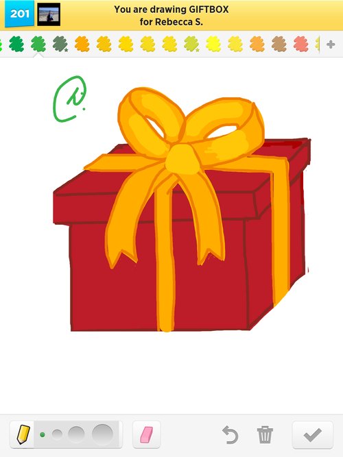 500x667 Giftbox Drawings - Gift Box Drawing