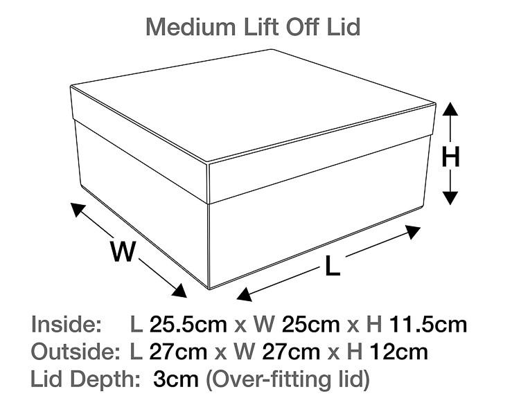 739x585 sample silver medium lift off lid gift box available from stock - Gift Box Drawing