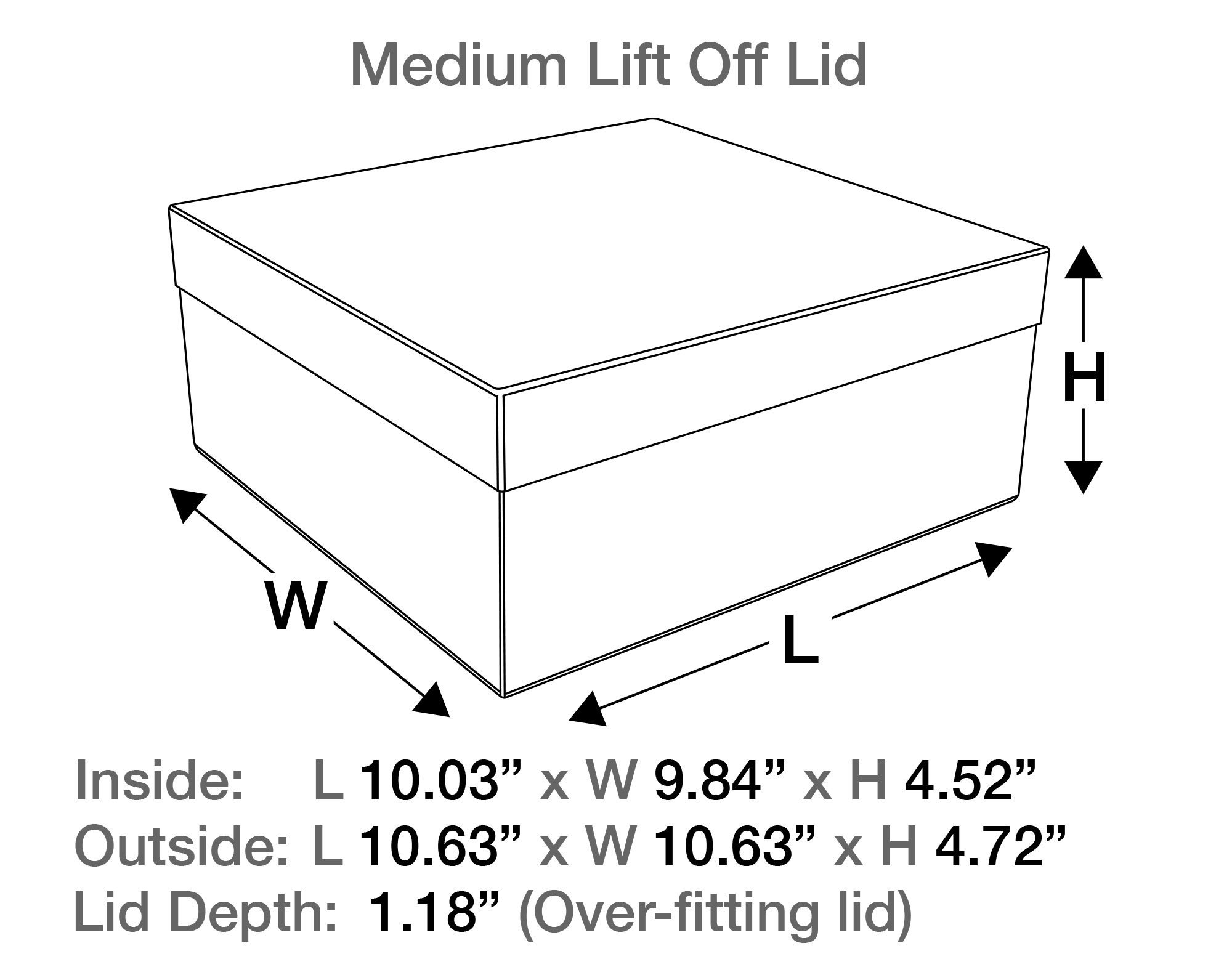 2000x1583 wholesale luxury retail packaging black medium lift off lid gift - Gift Box Drawing