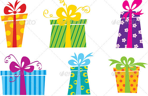 500x327 gift box drawing - Gift Box Drawing