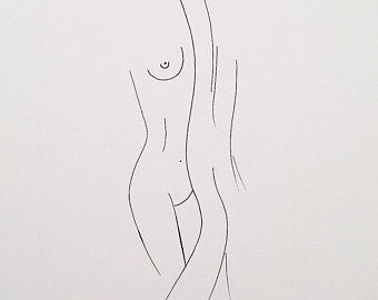 340x270 gift for him unique pencil drawing gift for her abstract etsy - Gift Drawing