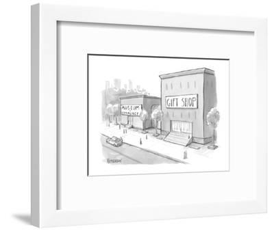 400x338 Museum Of Commerce Next To A Gift Shop Building That Is Twice - Gift Shop Drawing