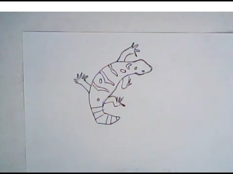 480x360 How To Draw A Gila Monster - Gila Monster Drawing