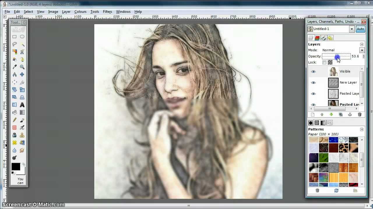 1280x720 Gimp Tutorial - Gimp Drawing