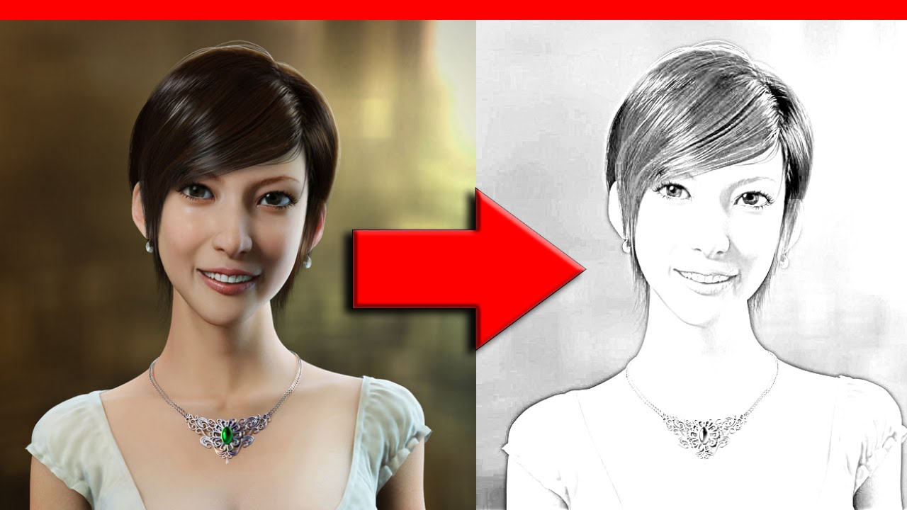 1280x720 how to create a pencil drawing effect with gimp - Gimp Drawing Effect