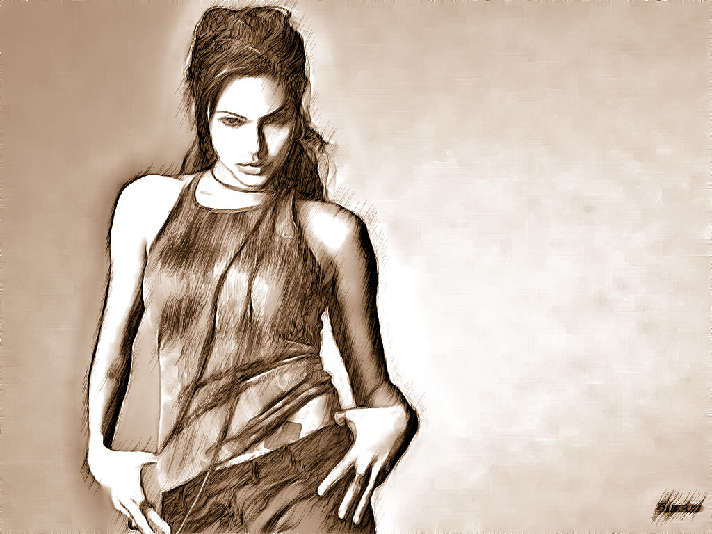 1024x768 Making A Pencil Drawing From A Photo Tutorials - Gimp Drawing Effect