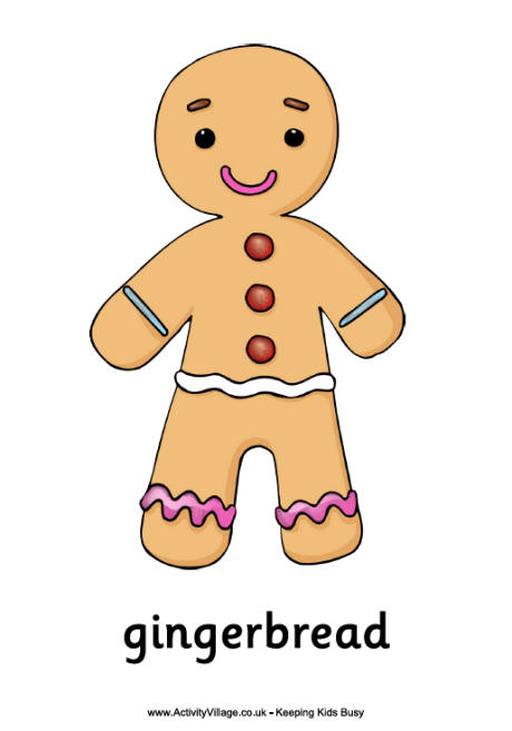 460x657 gingerbread printables - Gingerbread Drawing