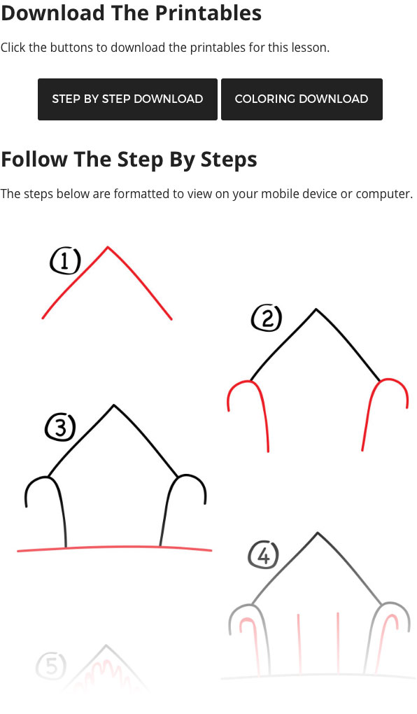 596x1020 how to draw a gingerbread house - Gingerbread Drawing