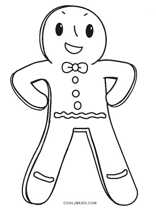 501x670 gingerbread coloring pages printable ginger bread coloring pages - Gingerbread Drawing