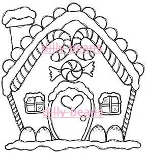 287x300 gingerbread house drawings - Gingerbread House Drawing