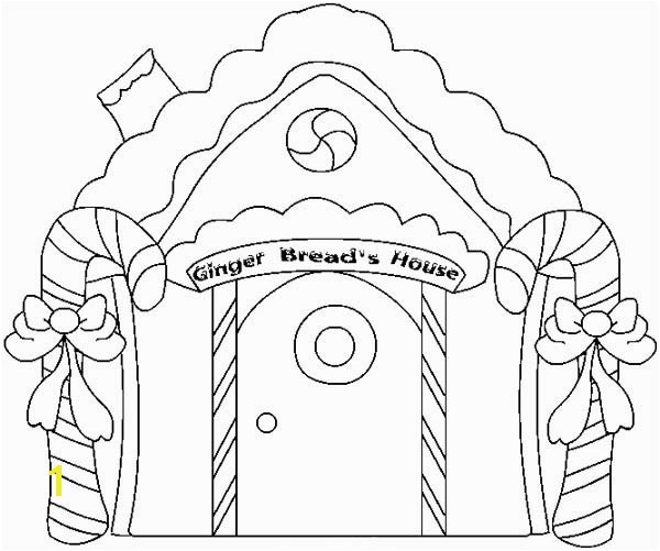600x501 candy coloring pages for gingerbread house house drawing picture - Gingerbread House Drawing