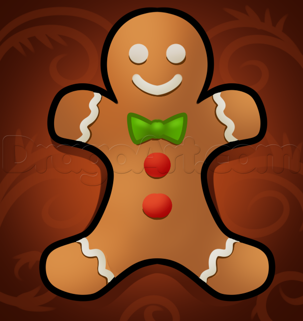 Gingerbread Man Drawing at Explore collection of