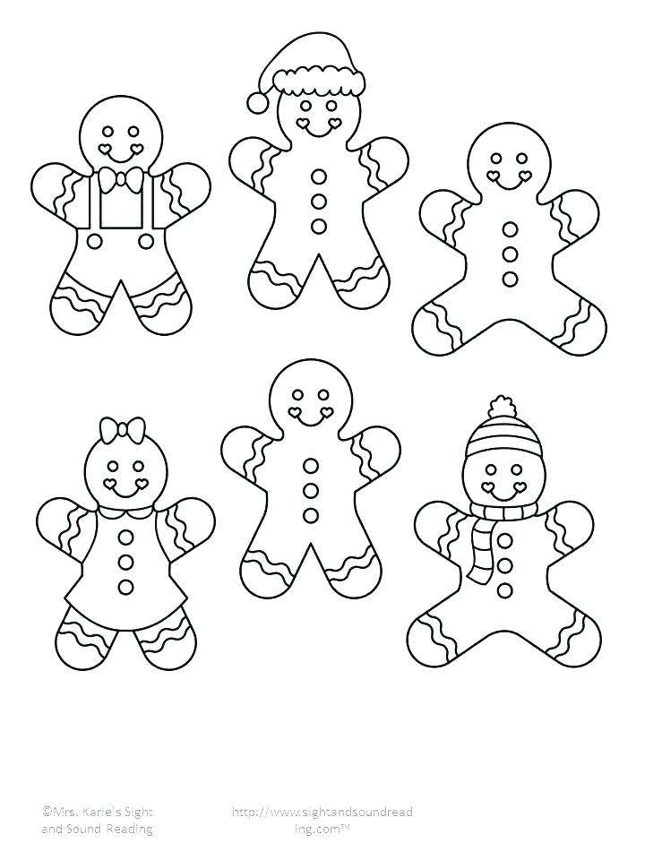 Gingerbread Man Line Drawing at Explore collection