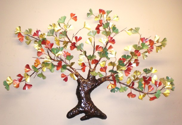 610x420 Ginkgo Tree Wall Sculptures - Ginkgo Tree Drawing