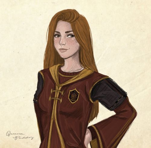 500x490 ginny weasley fan art art inspiration harry potter drawings - Ginny Weasley Drawing