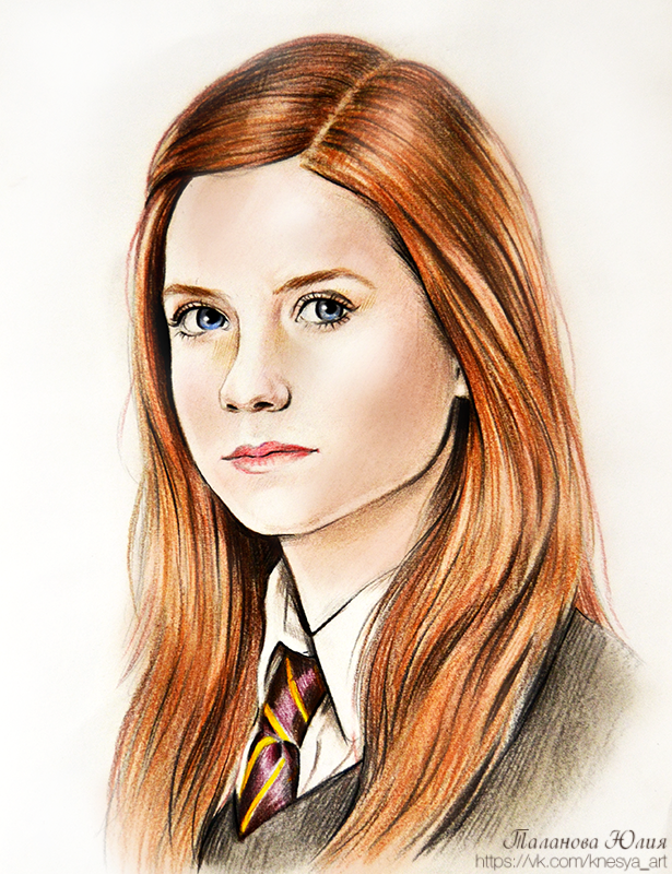 615x800 ginny weasley harry potter - Ginny Weasley Drawing