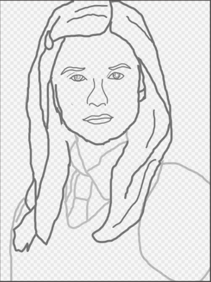 420x559 how to draw ginny weasley steps - Ginny Weasley Drawing