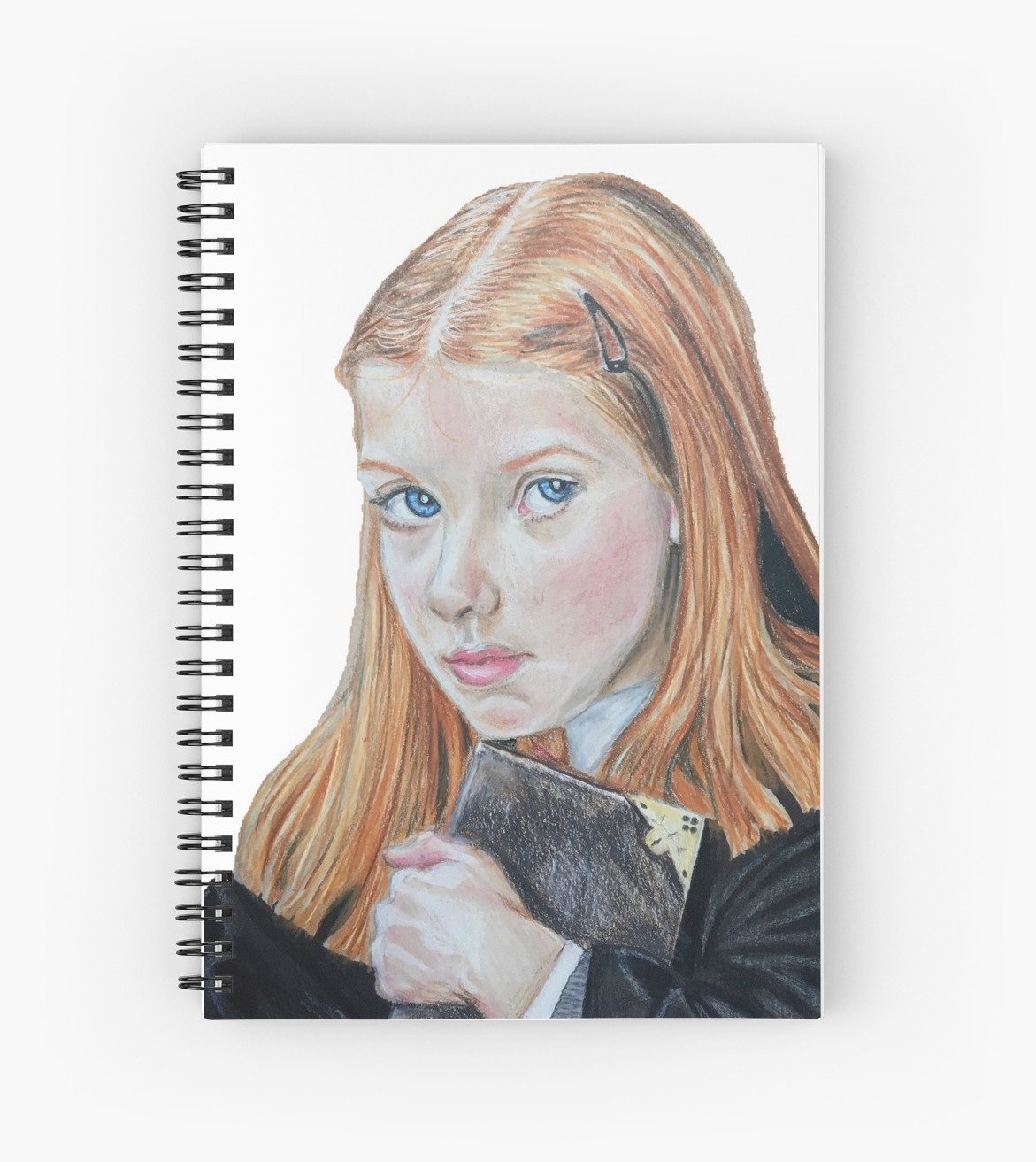 1171x1313 drawing of ginny spiral notebooks - Ginny Weasley Drawing