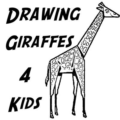400x400 How To Draw Giraffes With Easy Steps For Kids And Preschoolers - Giraffe Drawing Easy