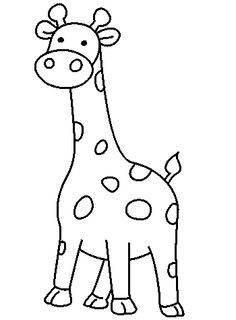 236x320 How To Draw Giraffe, How To Draw For Kids, How To Draw Step - Giraffe Drawing For Kids