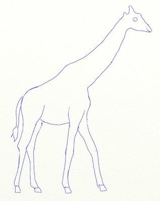 318x400 Learn To Draw For Kids Giraffe Step - Giraffe Drawing For Kids