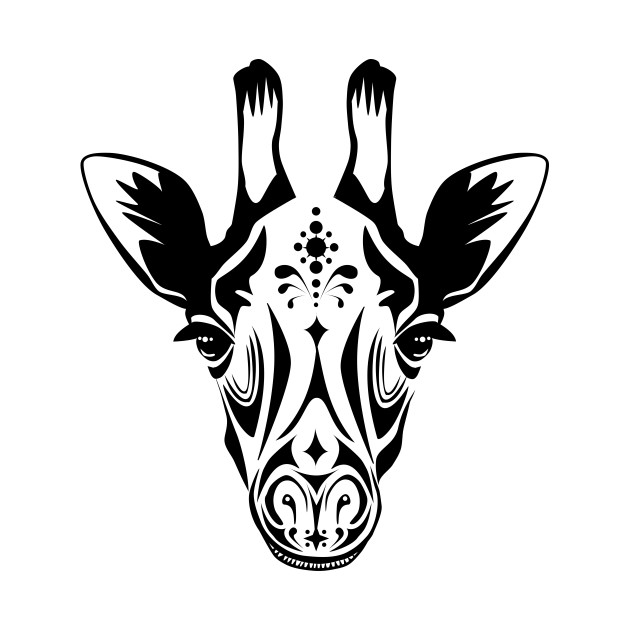 630x630 Giraffe Head - Giraffe Head Drawing