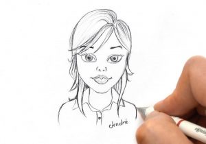 300x210 New Simple Sketch For Girls And Boys How To Draw Kids! Girl Boy - Girl And Boy Drawing For Kids