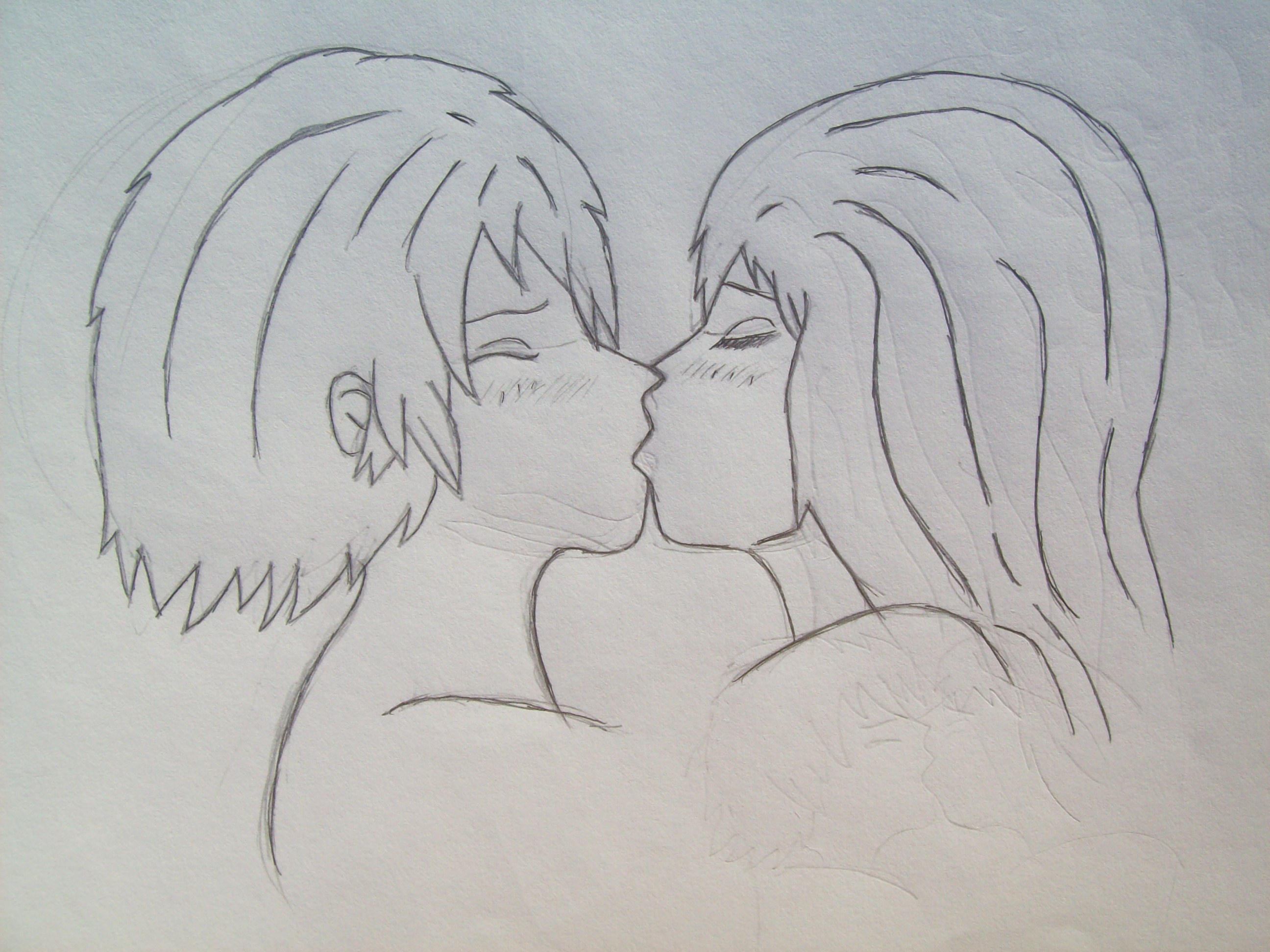 Girl And Boy Kissing Drawing At Paintingvalley Com Explore Collection Of Girl And Boy Kissing Drawing