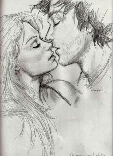 Girl And Boy Kissing Drawing At Paintingvalley Com Explore Collection Of Girl And Boy Kissing Drawing