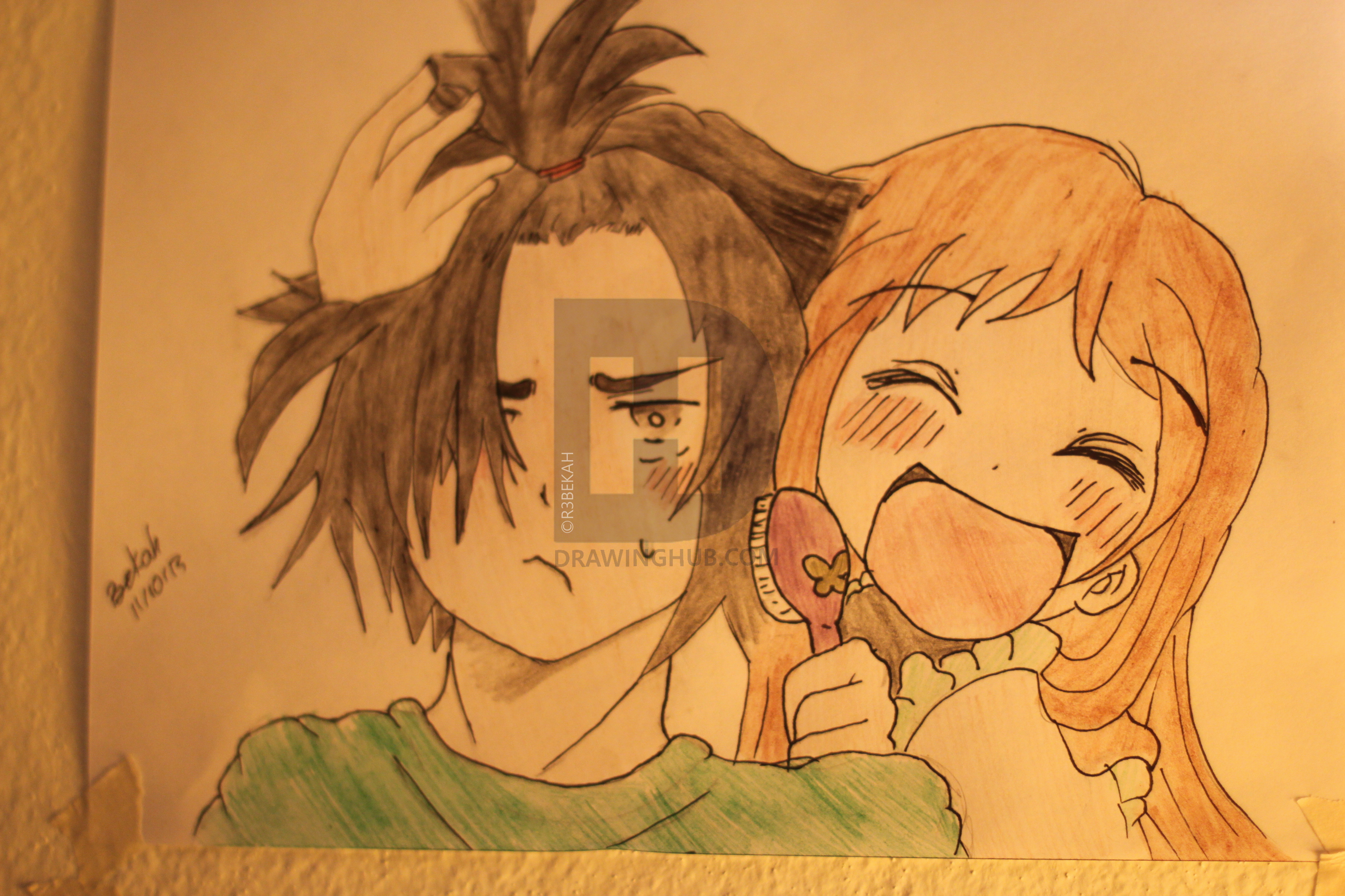 4752x3168 Girl And Guy Drawing - Girl And Guy Drawing