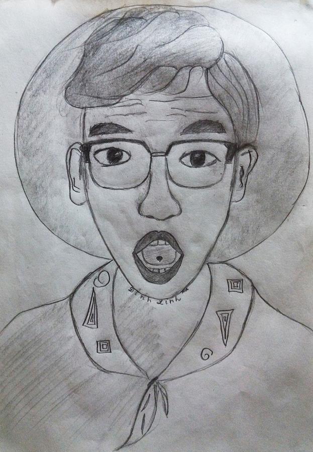 623x900 Guy In Girl Drawing - Girl And Guy Drawing