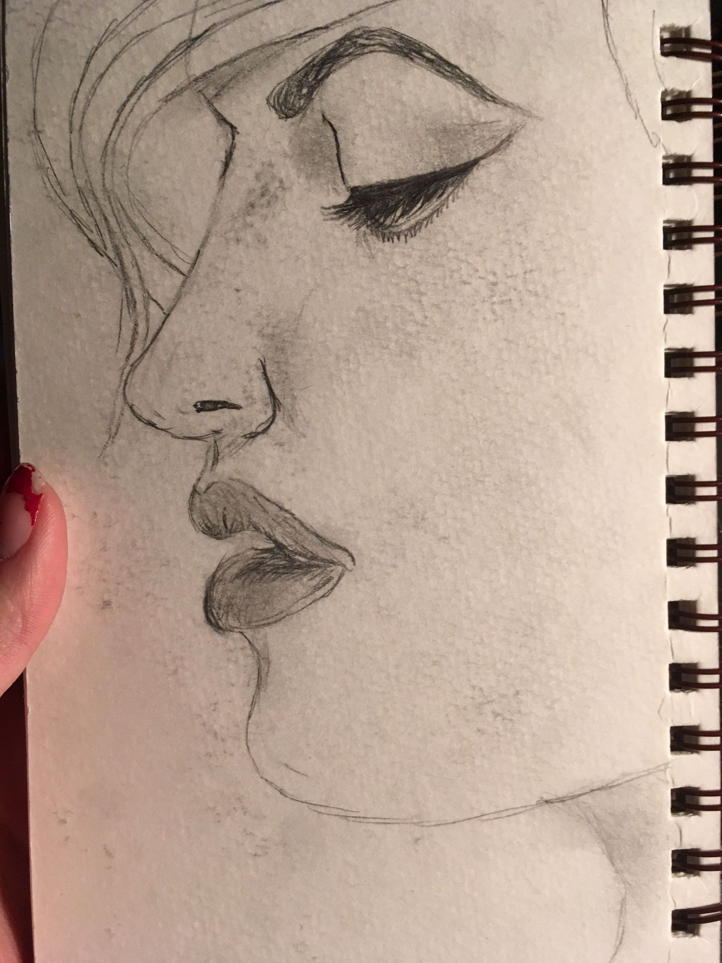 1440x1920 My Art Book - Girl And Guy Drawing