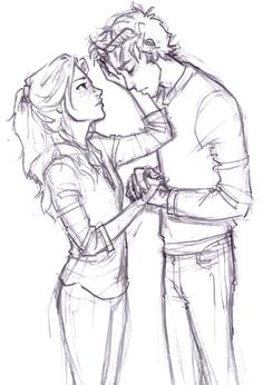 236x346 Guy Hugging Girl Drawing - Girl And Guy Drawing