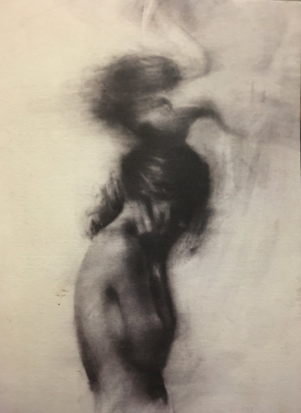 1000x1370 Girl Angel Drawing Sladmore Contemporary - Girl Angel Drawing