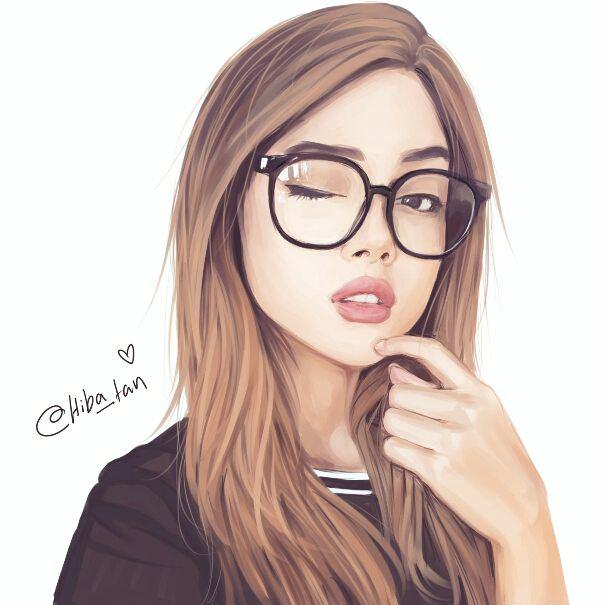 605x605 Cute Girl Art Drawing Drawing Skill - Girl Art Drawing