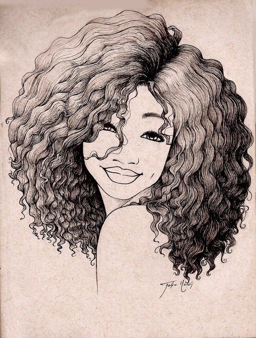 500x661 Drawing Of Girl Smiling Art Girls Art, Drawings, How To Draw Hair - Girl Art Drawing