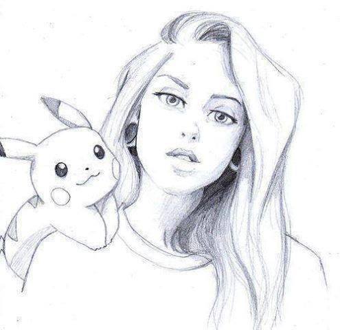 495x480 Art Drawing Girl - Girl Art Drawing