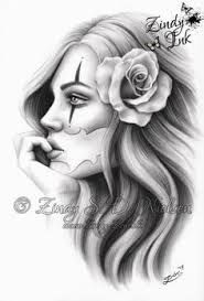 185x273 afbeeldingsresultaat voor chicano girl clown drawing santas - Girl Clown Drawing
